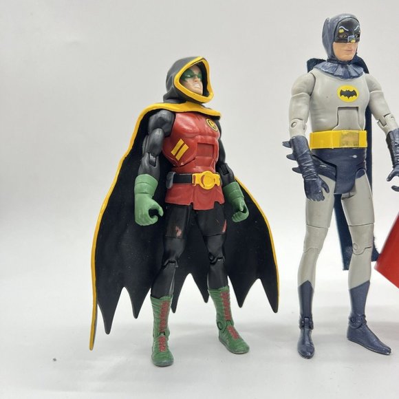 DC Comics Action Figure Lot King Shark Robin 1966‎ Batman Superman Green Lantern - Picture 3 of 7